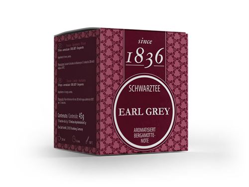 D & B - Schwarztee Earl Grey 15 Pyramidenbeutel
