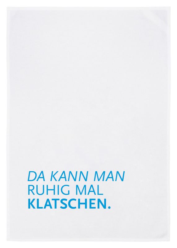 Geschirrtuch - Klatschen