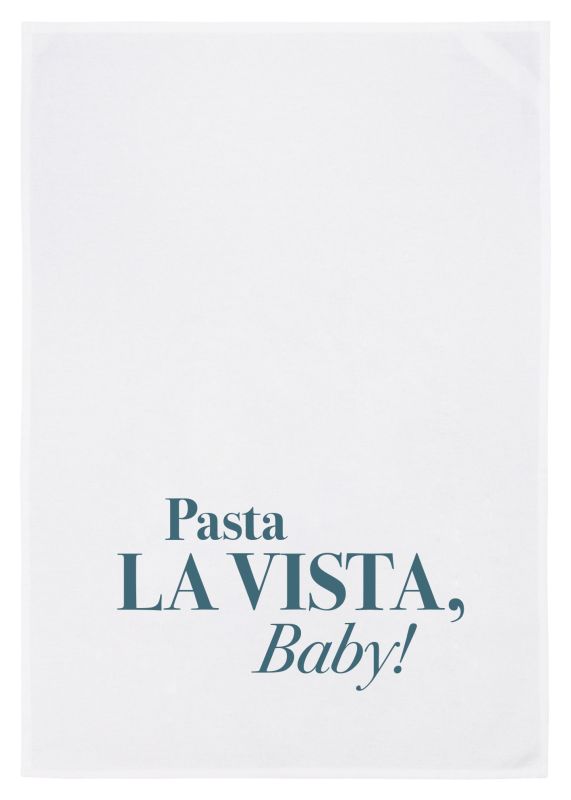 Geschirrtuch Pasta la Vista