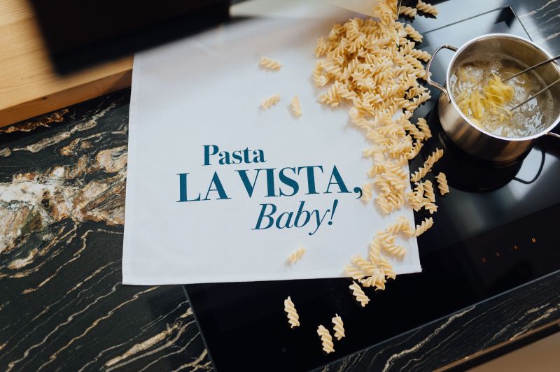 Geschirrtuch Pasta la Vista