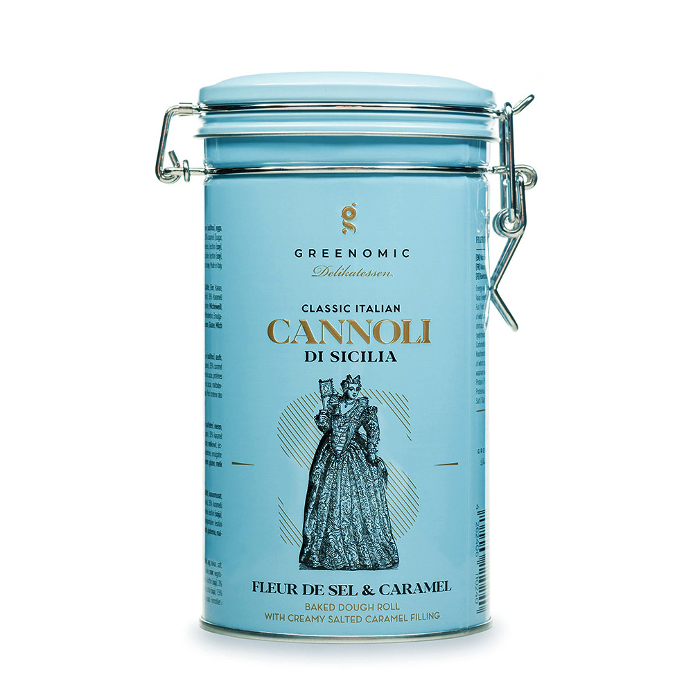 Greenomic - Cannoli Flor de Sal & Caramel 200 g in der Dose