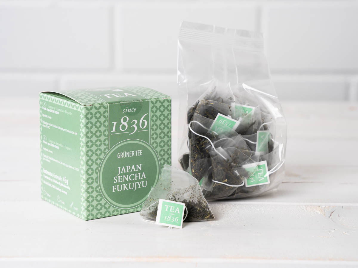 D & B - Grüner Tee - Japan Sencha Fukujyu 15 Pyramidenbeutel