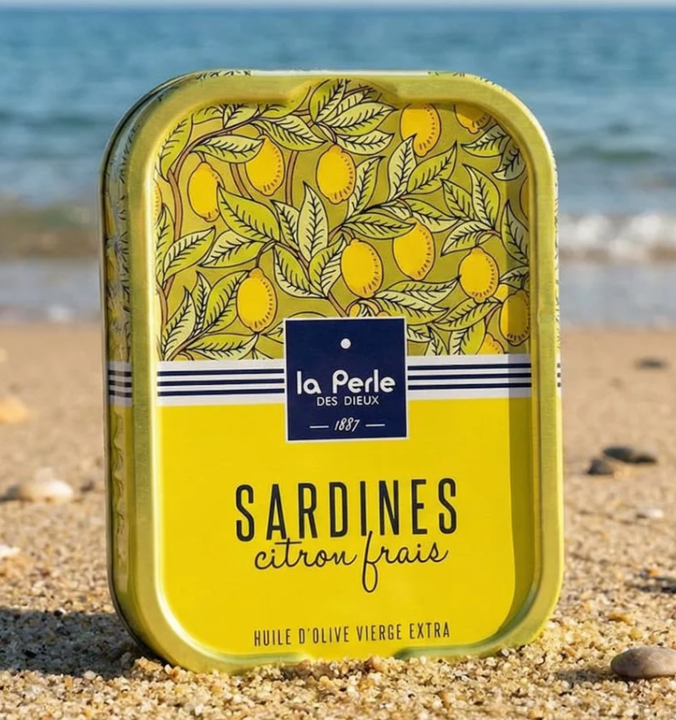 La Perle - Sardinen mit Zitronen und nativem Olivenöl