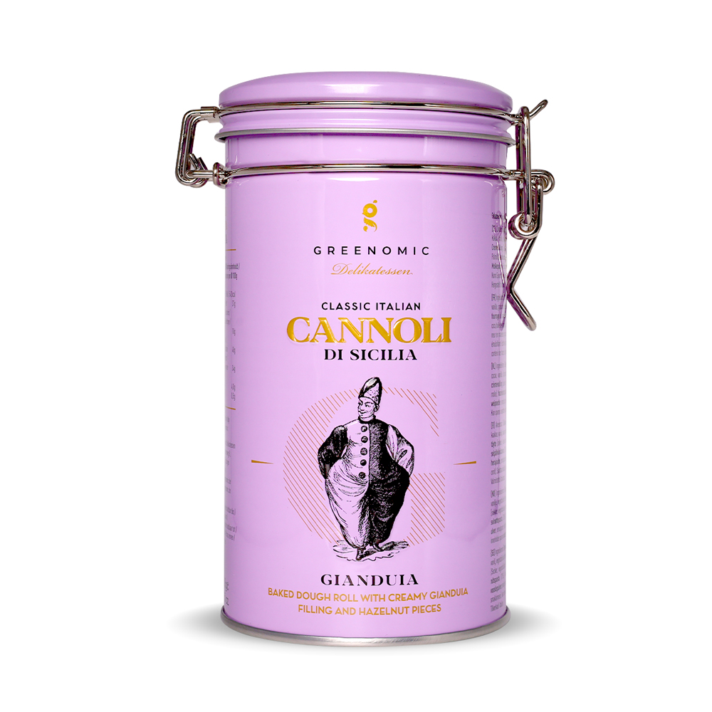 Greenomic - Cannoli Gianduia 200 g in der Dose