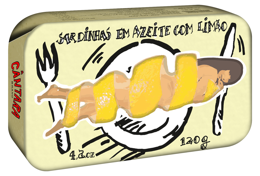 Cantrara - Sardinen in Olivenöl mit Zitrone