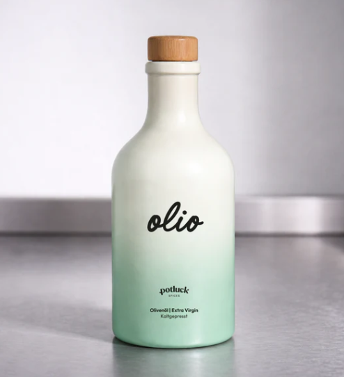 Potluck - Olio Extra Natives Olivenöl Design Edition grün