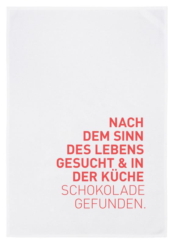 Geschirrtuch Sinn des Lebens