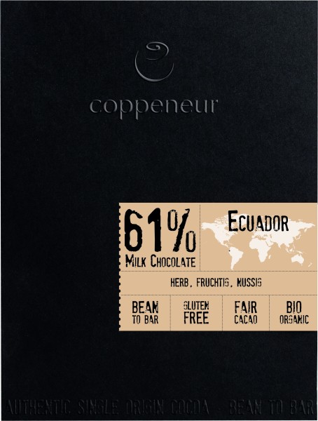 Coppeneur - Cru Schokolade Ecuador 61 %